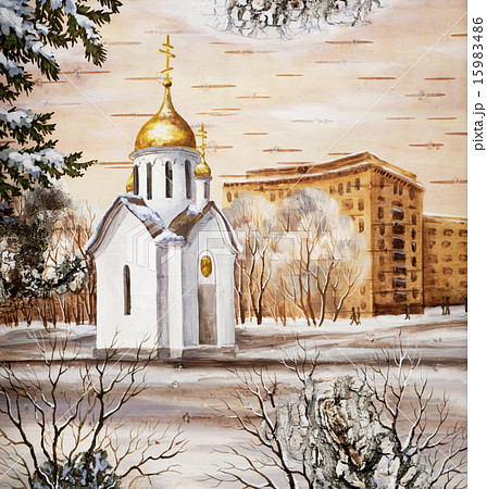 Chapel sacred Nikolay, Russia, Novosibirsk 15983486