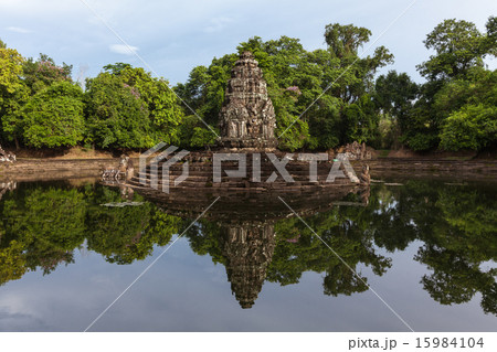 Neak Pean Temple at Angkor Historical Park Neak Pean Temple at Angkor Historical Park 15984104