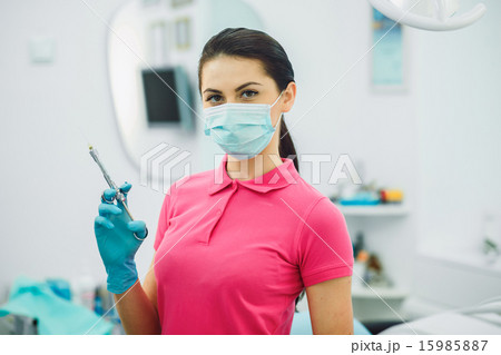 Dental anesthesia on a background of the patient Dental anesthesia on a background of the patient 15985887