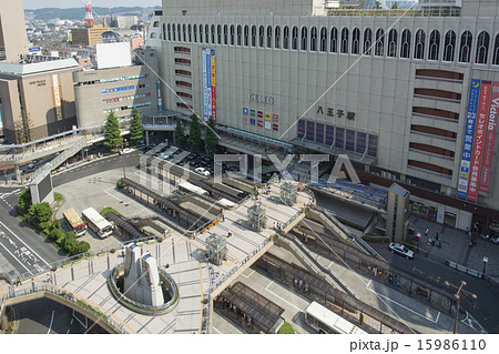 八王子駅北口ペデストリアンデッキの写真素材