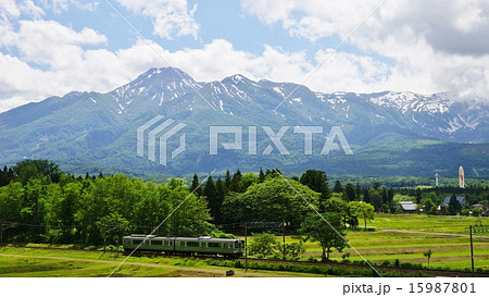 妙高はねうまラインと妙高山 15987801