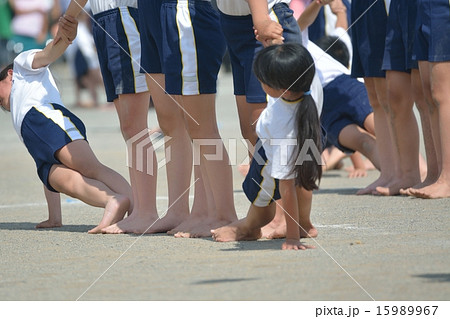 小学校運動会　組体操 15989967