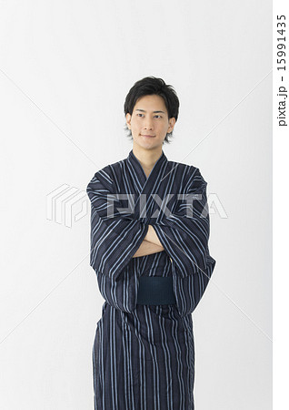 Yukata Appearance Stock Photo
