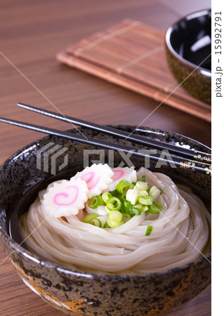 Japanese Cuisine - Udon (thick wheat noodles) Japanese Cuisine - Udon (thick wheat noodles) 15992791