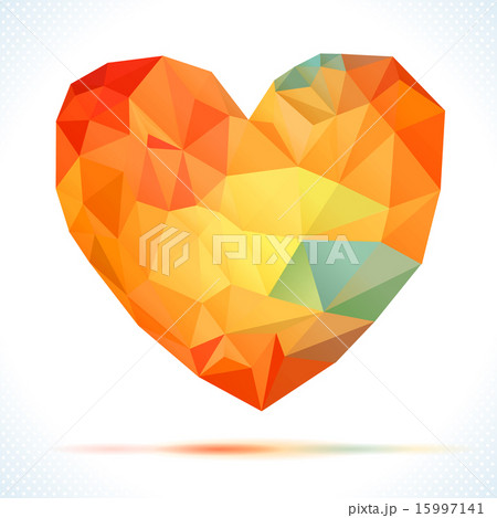 Vector Geometric Mosaic Heart Vector Geometric Mosaic Heart 15997141