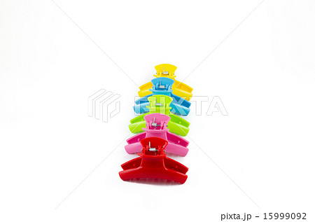 Hair clips isolated on white background Hair clips isolated on white background 15999092