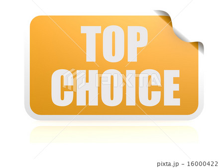 Top choice yellow sticker 16000422