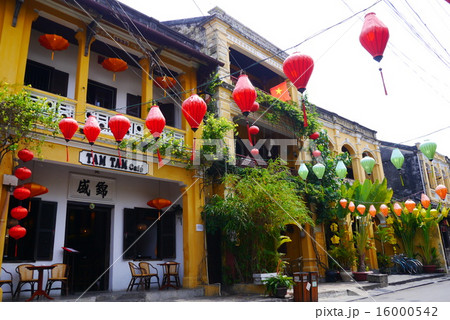 ベトナム　ホイアンの街並み 16000542