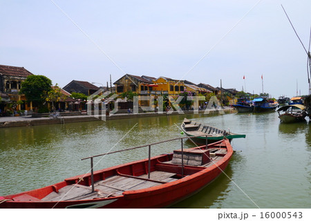 ベトナム　ホイアン　トゥボン川からの眺め 16000543