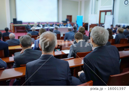 people sitting rear at the business conference people sitting rear at the business conference 16001397
