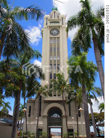 ハワイの風景（アロハタワー） 16001951