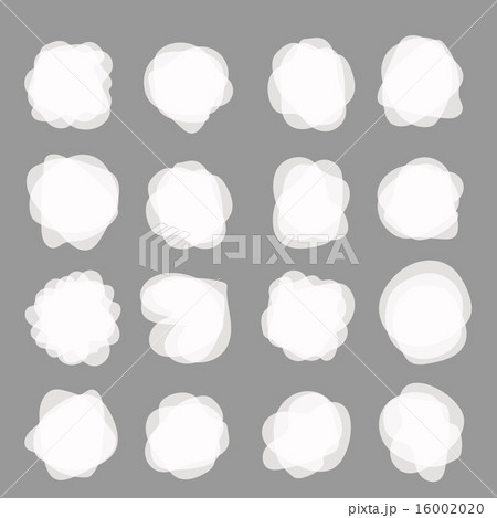Different white blobs clip-art Different white blobs clip-art 16002020