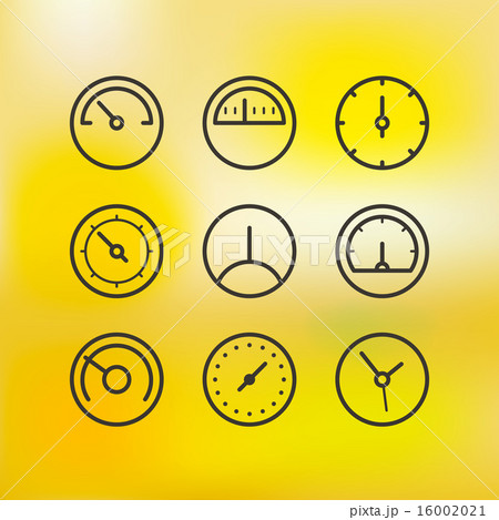Different slyles of speedometers vector collection 16002021