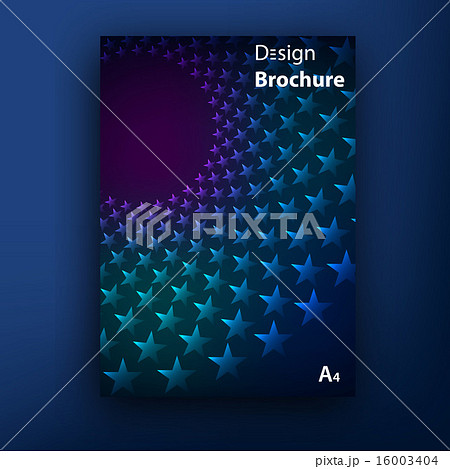 Vector brochure / booklet cover design templates collection A4 16003404