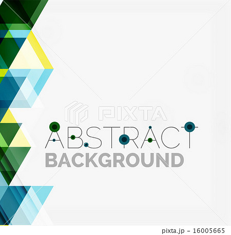 Abstract geometric background. Modern overlapping triangles Abstract geometric background. Modern overlapping triangles 16005665