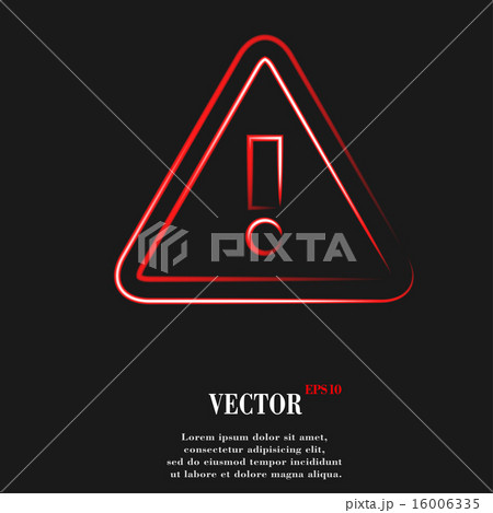 danger. exclamation mark. Flat modern web button danger. exclamation mark. Flat modern web button 16006335