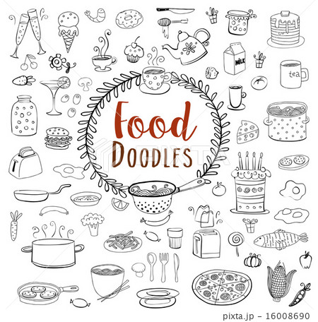 Meal and ware doodle set 16008690