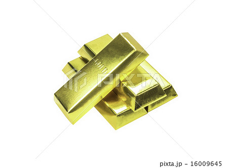 gold bars isolated on white gold bars isolated on white 16009645