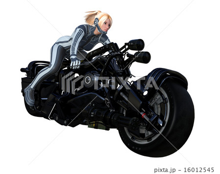 女性ライダーのイラスト素材 [16012545] - PIXTA