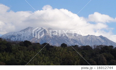 桜島雪化粧 16012744