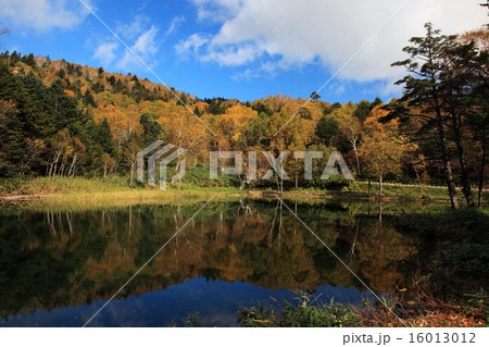 秋の万座温泉牛池 16013012