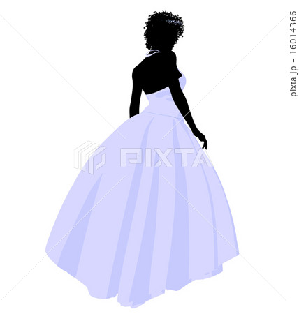 African American Wedding Bride Silhouette African American Wedding Bride Silhouette 16014366