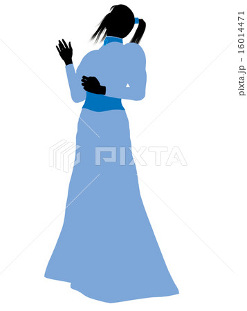 Wendy of Peter Pan Silhouette Illustration 16014471