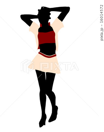 Fashionable African American Female Illustration Silhouette 16014572