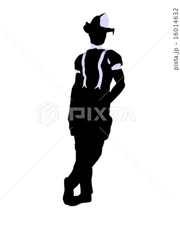 Male Firefighter Illustration Silhouette Male Firefighter Illustration Silhouette 16014632