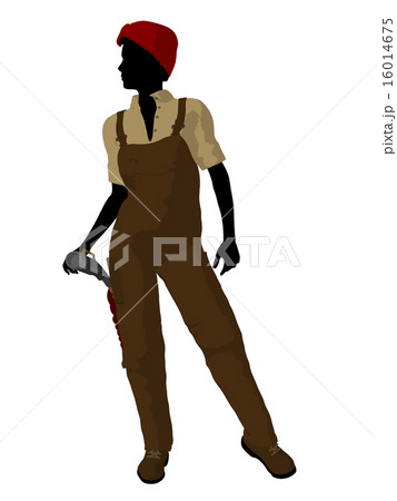 Female Mechanic Silhouette 16014675