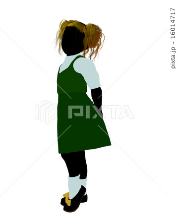 Goldielocks Silhouette Illustration 16014717