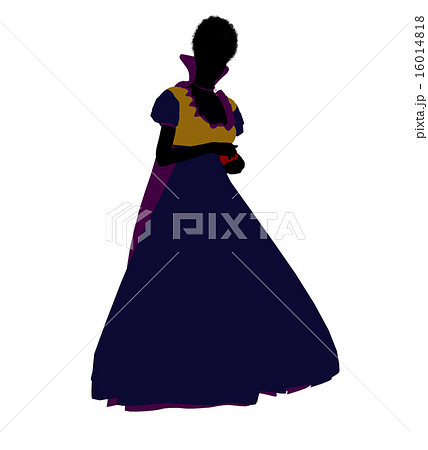 Snow White Silhouette Illustration 16014818