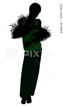 1920 Female Silhouette 1920 Female Silhouette 16014892