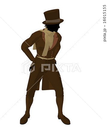 Victorian Man Illustration Silhouette Victorian Man Illustration Silhouette 16015155