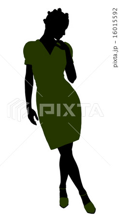 African American Retro Silhouette African American Retro Silhouette 16015592