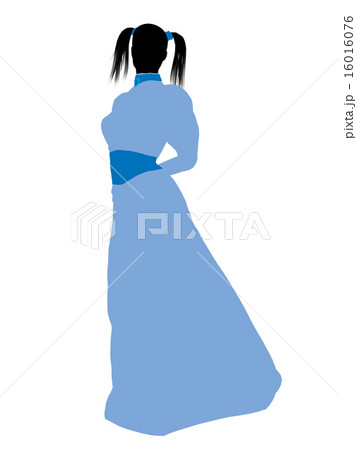 Wendy of Peter Pan Silhouette Illustration 16016076