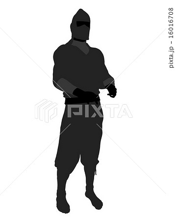 Male Ninja Illustration Silhouette 16016708