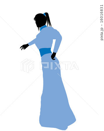 Wendy of Peter Pan Silhouette Illustration 16016831