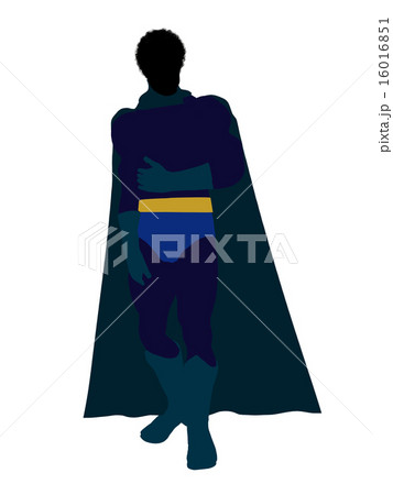 African American Super Hero Illustration Silhouette African American Super Hero Illustration Silhouette 16016851