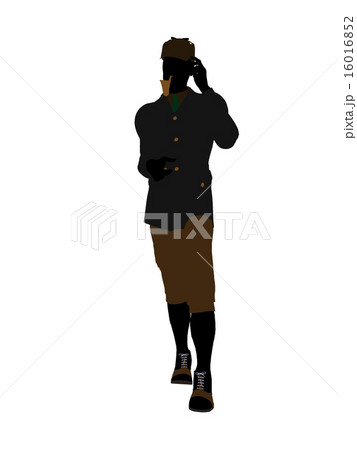 English Gentleman Illustration Silhouette English Gentleman Illustration Silhouette 16016852