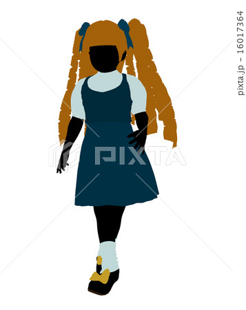 Goldielocks Silhouette Illustration 16017364