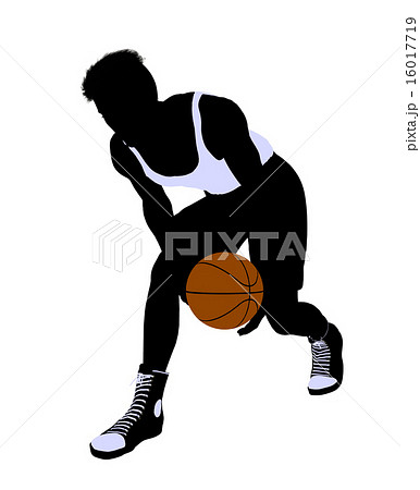 Male Basketball Player Illustration Silhouette Male Basketball Player Illustration Silhouette 16017719