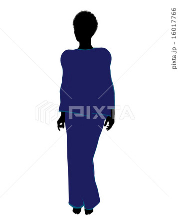 African American Woman Lingerie Silhouette African American Woman Lingerie Silhouette 16017766