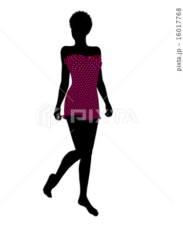 African American Female Swimsuit Silhouette African American Female Swimsuit Silhouette 16017768