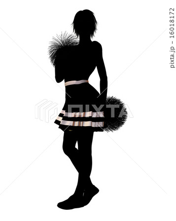 Cheerleader Illustration Silhouette 16018172