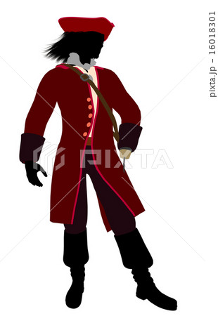 Captain Hook Silhouette Illustration 16018301