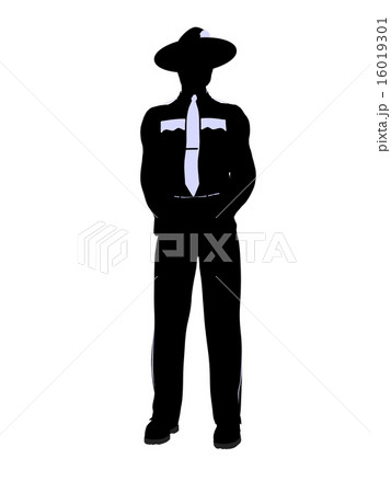 Male Police Officer Illustration Silhouette Male Police Officer Illustration Silhouette 16019301