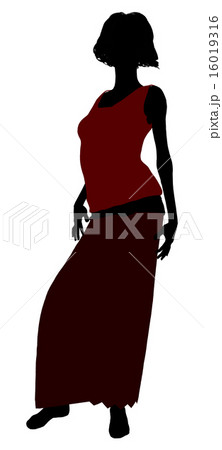 1920 Female Silhouette 1920 Female Silhouette 16019316