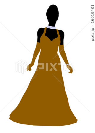 Cinderella Silhouette Illustration 16019431