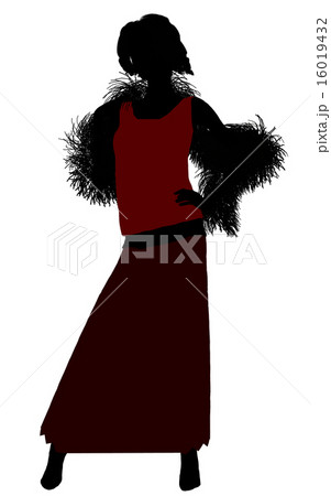 1920 Female Silhouette 1920 Female Silhouette 16019432
